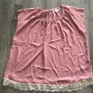 Lauren Conrad Short Sleeved Shirt
